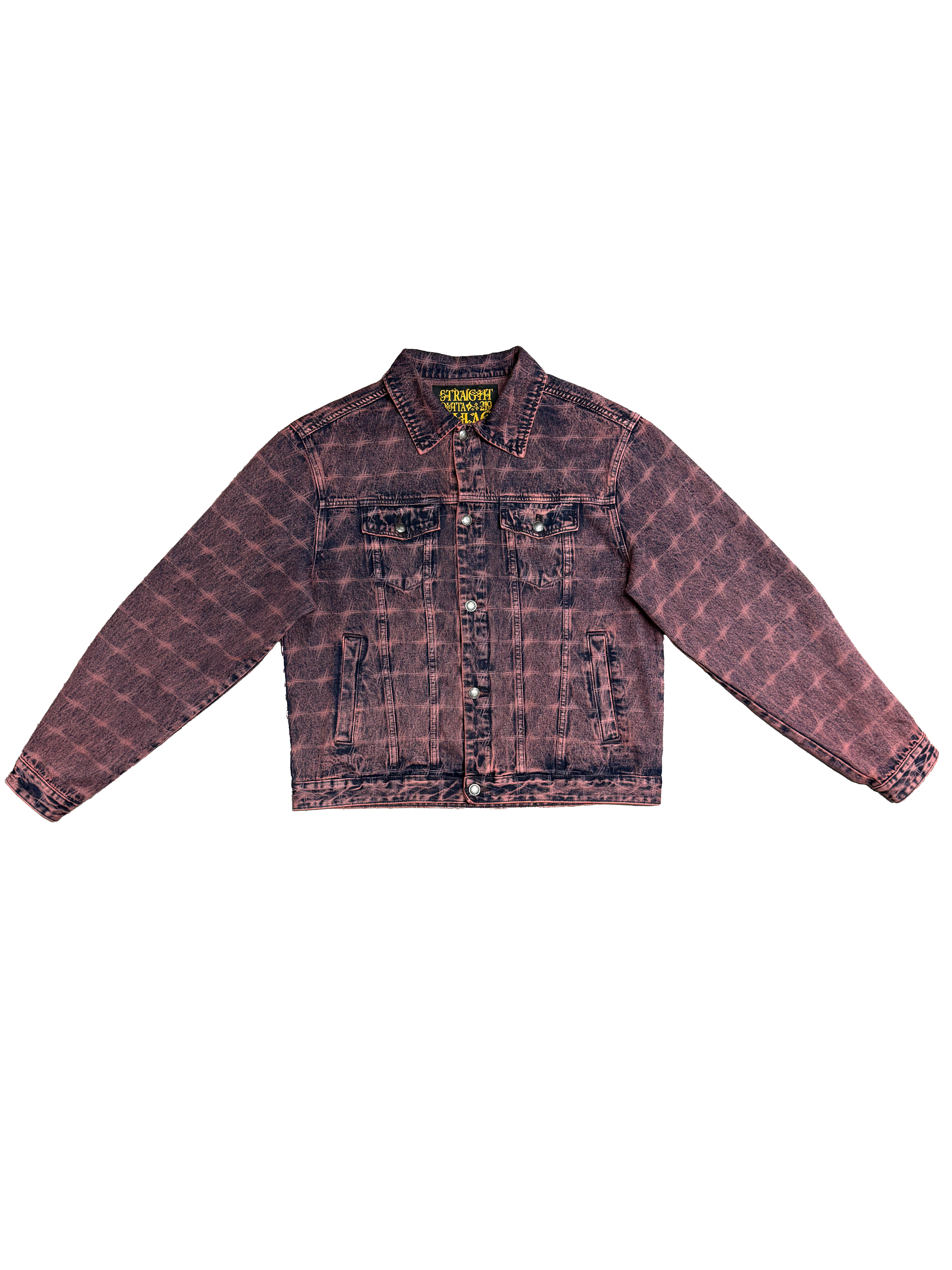 DA BIGGA RED DENIM JACKET